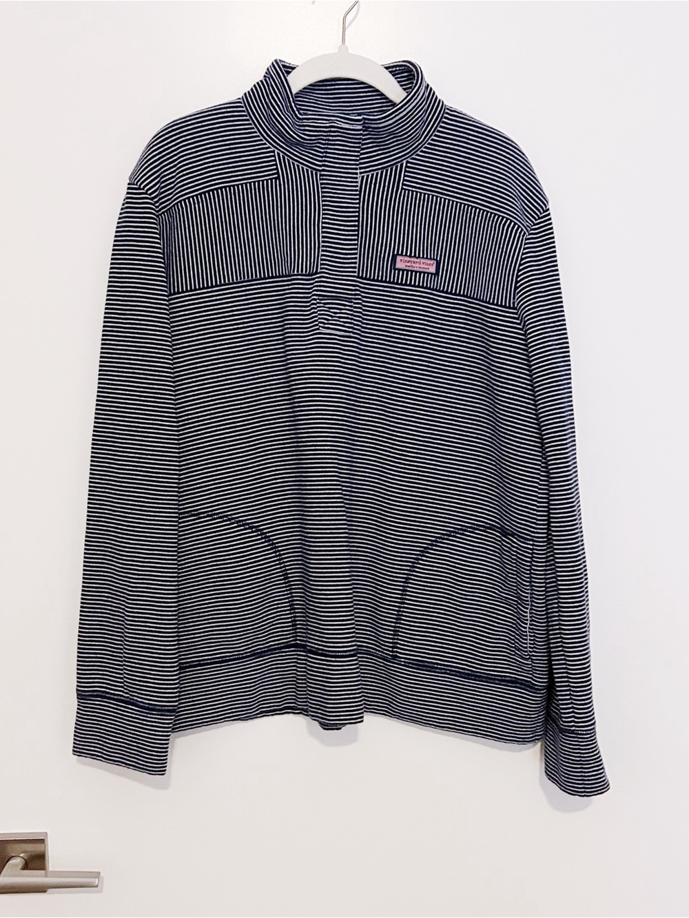 Vineyard Vines Navy Stripe Sweatshirt
